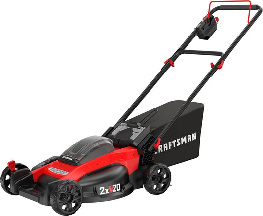 CRAFTSMAN V20 20-Inch Cordless Push Lawn Mower