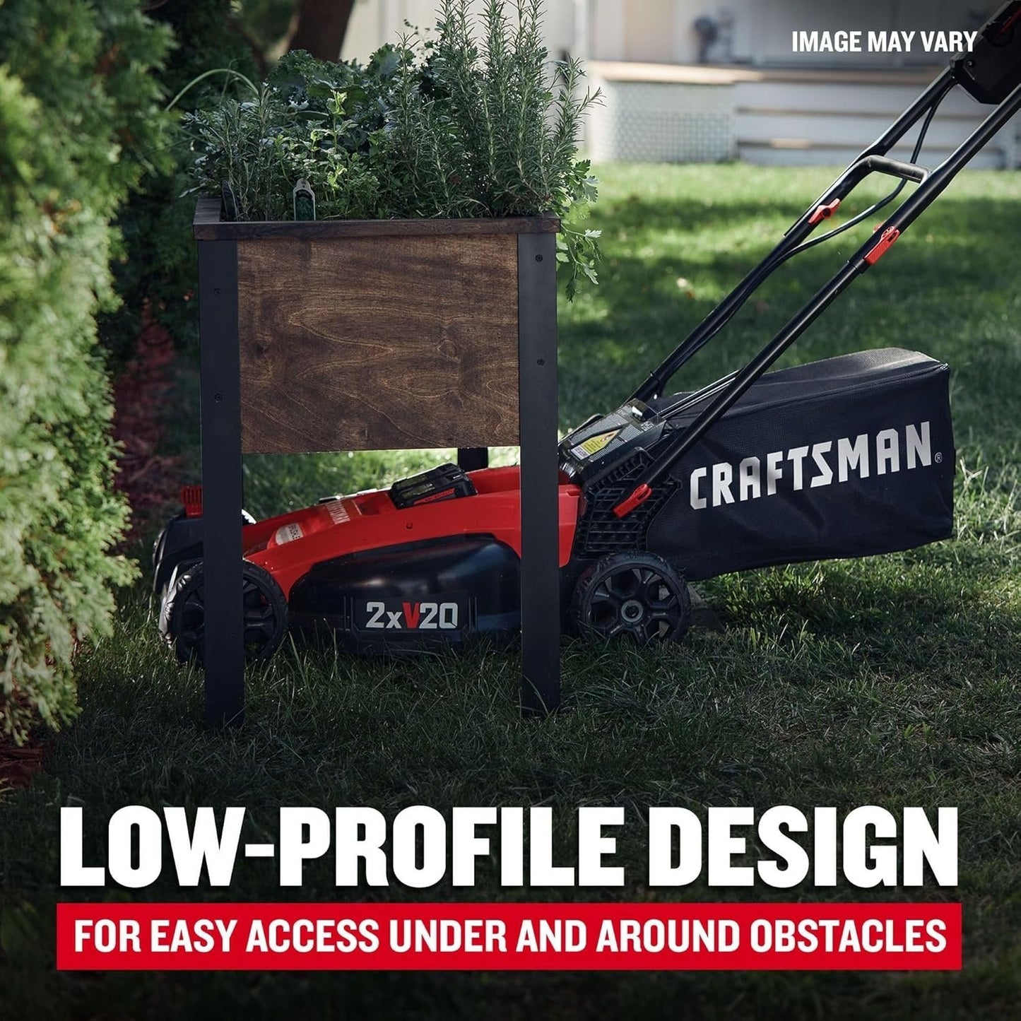 CRAFTSMAN V20 20-Inch Cordless Push Lawn Mower