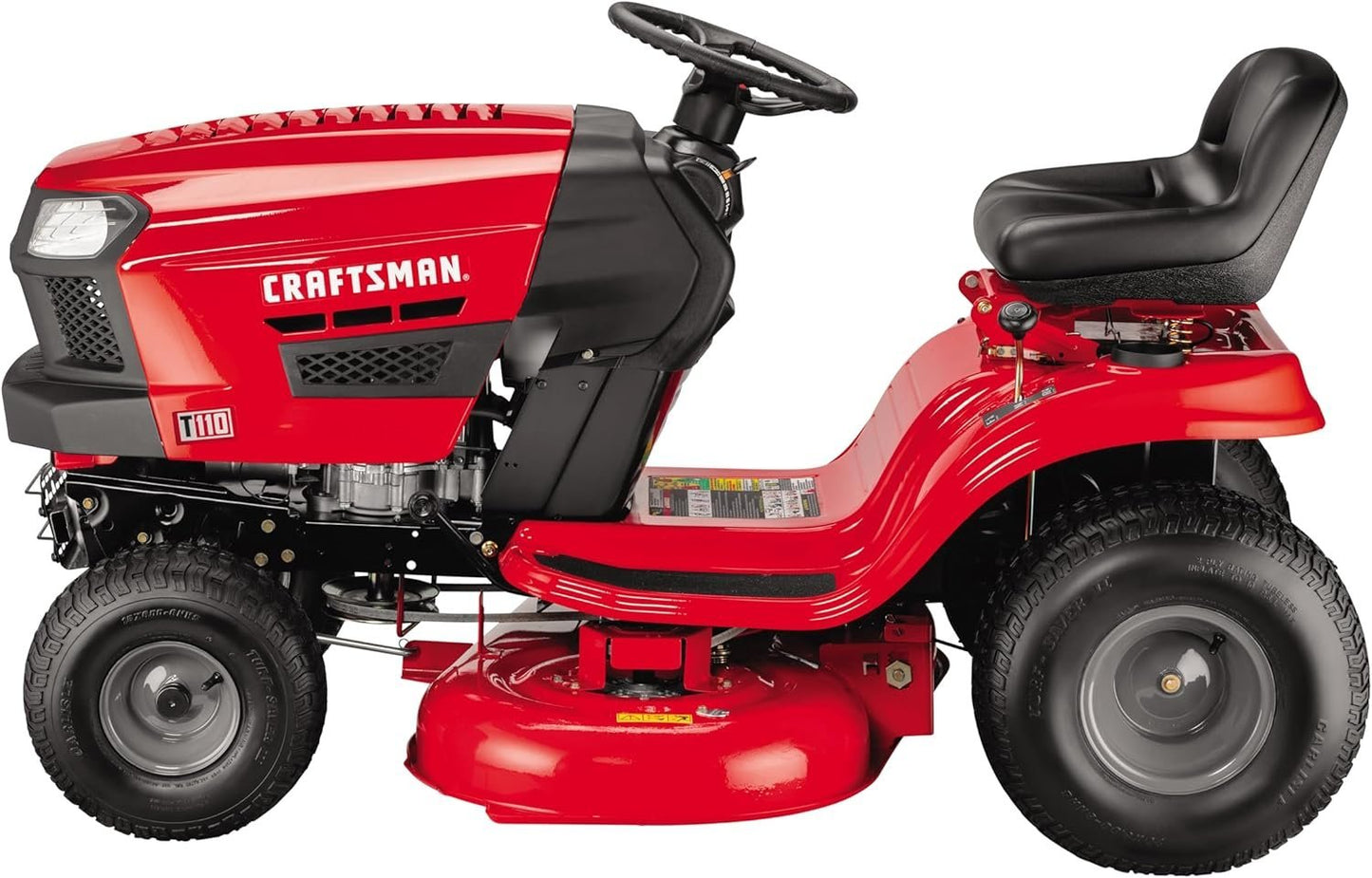 CRAFTSMAN 42-Inch Gas Riding Lawn Mower with Gear Drive