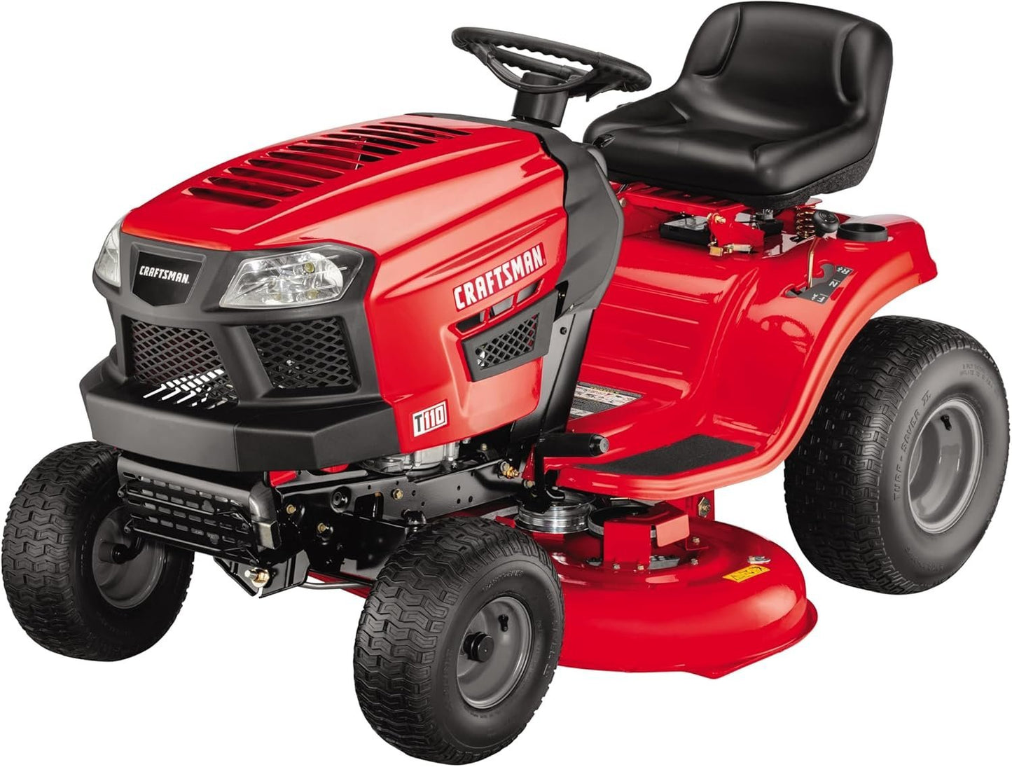 CRAFTSMAN 42-Inch Gas Riding Lawn Mower with Gear Drive