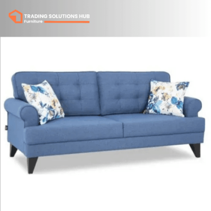 Three Seater Sofa blue New