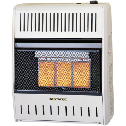 ProCom Reconditioned Dual Fuel Ventless Infrared Heater – 20,000 BTU, T-Stat Control – Model# MD3TPA-R