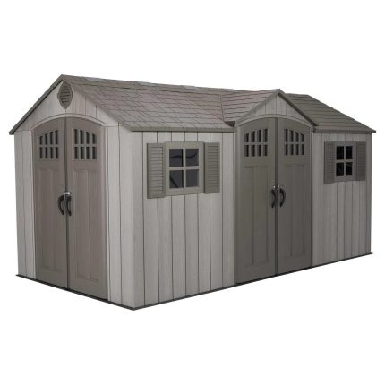 Lifetime 15 Ft X 8 Ft Outdoor Storage Sheds – 60318